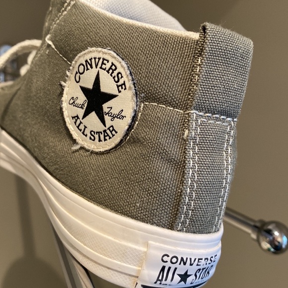 Green/ Sage Kids Converse All Star - Picture 9 of 10